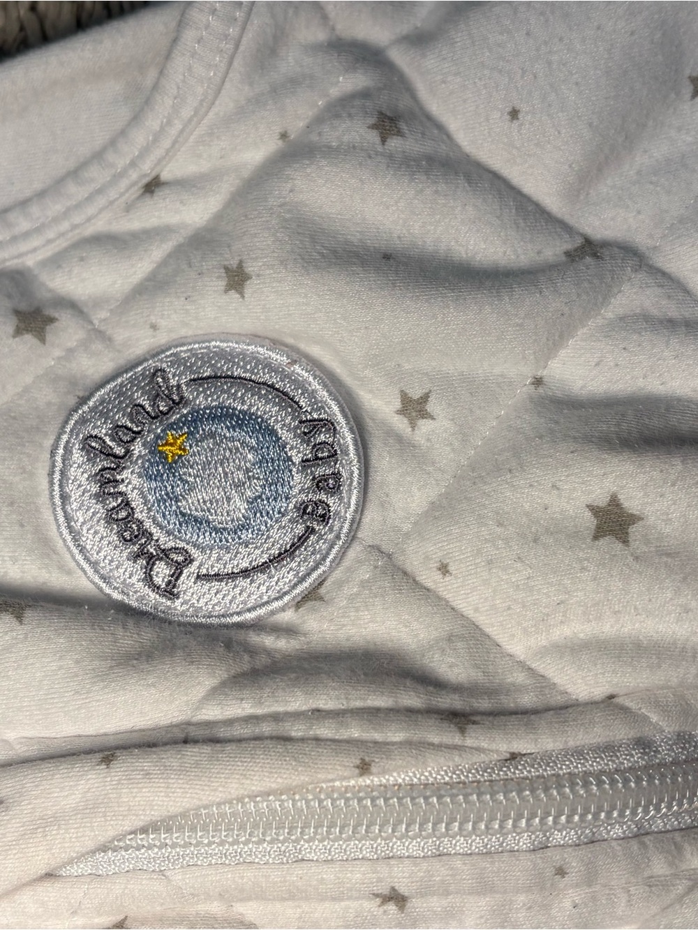 Dreamland Sleep Sack Size Large 12-24 months Grey Star - Picture 2 of 4